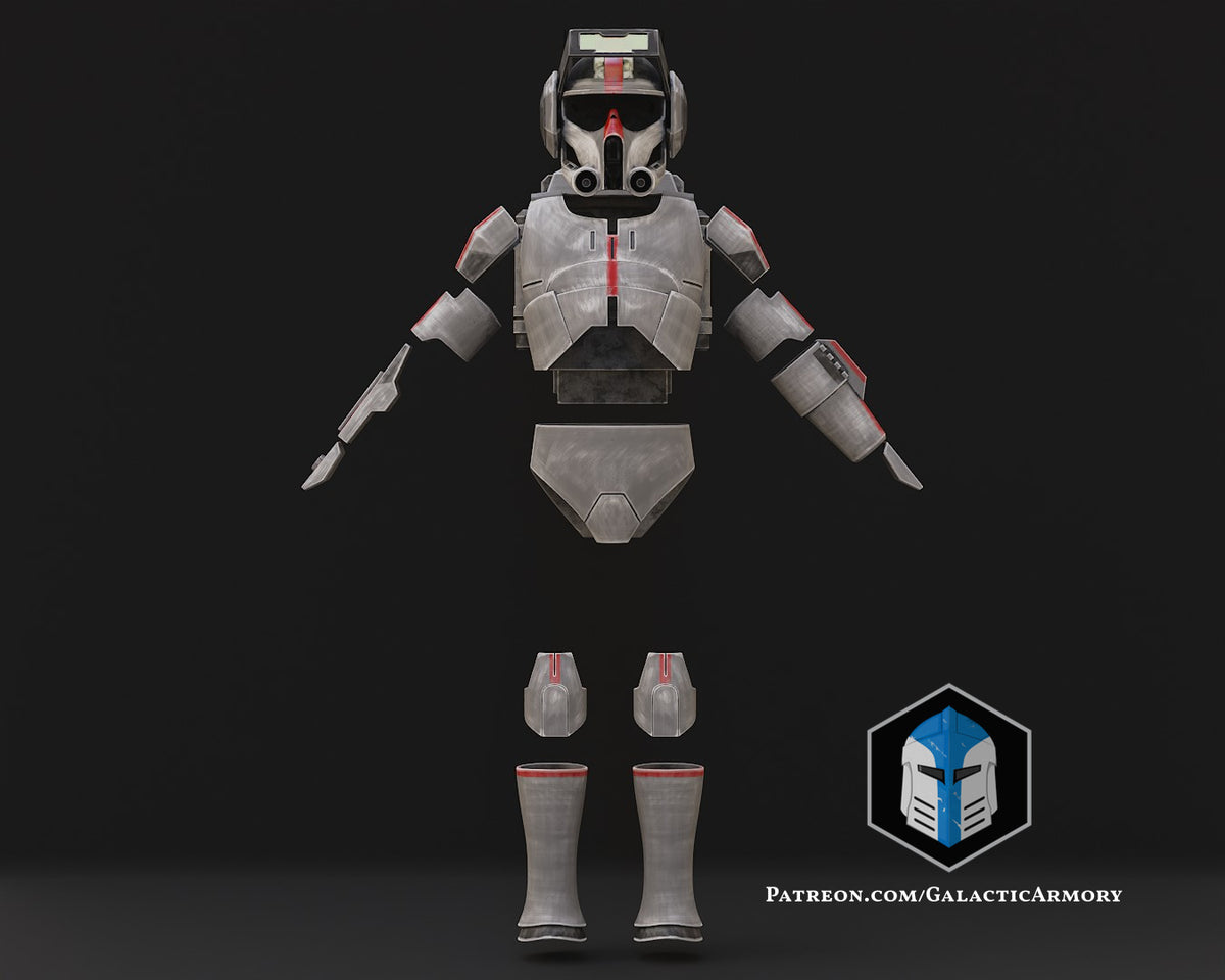 OBJ file The Bad Batch Tech armor 🎬・Model to download and 3D
