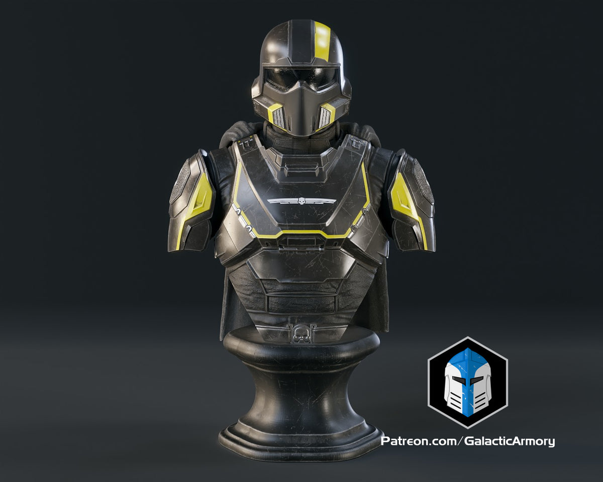 Helldivers 2 - B-01 Tactical Bust - 3D Print Files – Galactic Armory