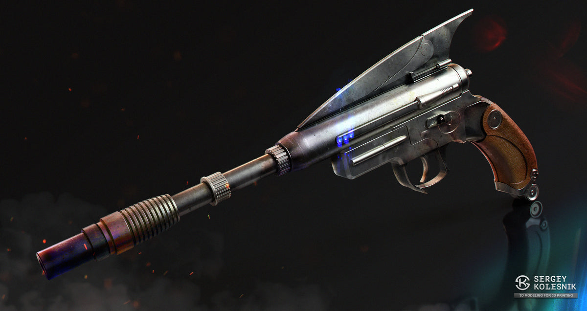 Caij Vanda's Blaster - 3D Print Files – Galactic Armory