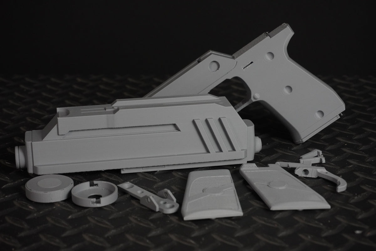 DC-17 Blaster Pistol - Realistic - Cast – Galactic Armory