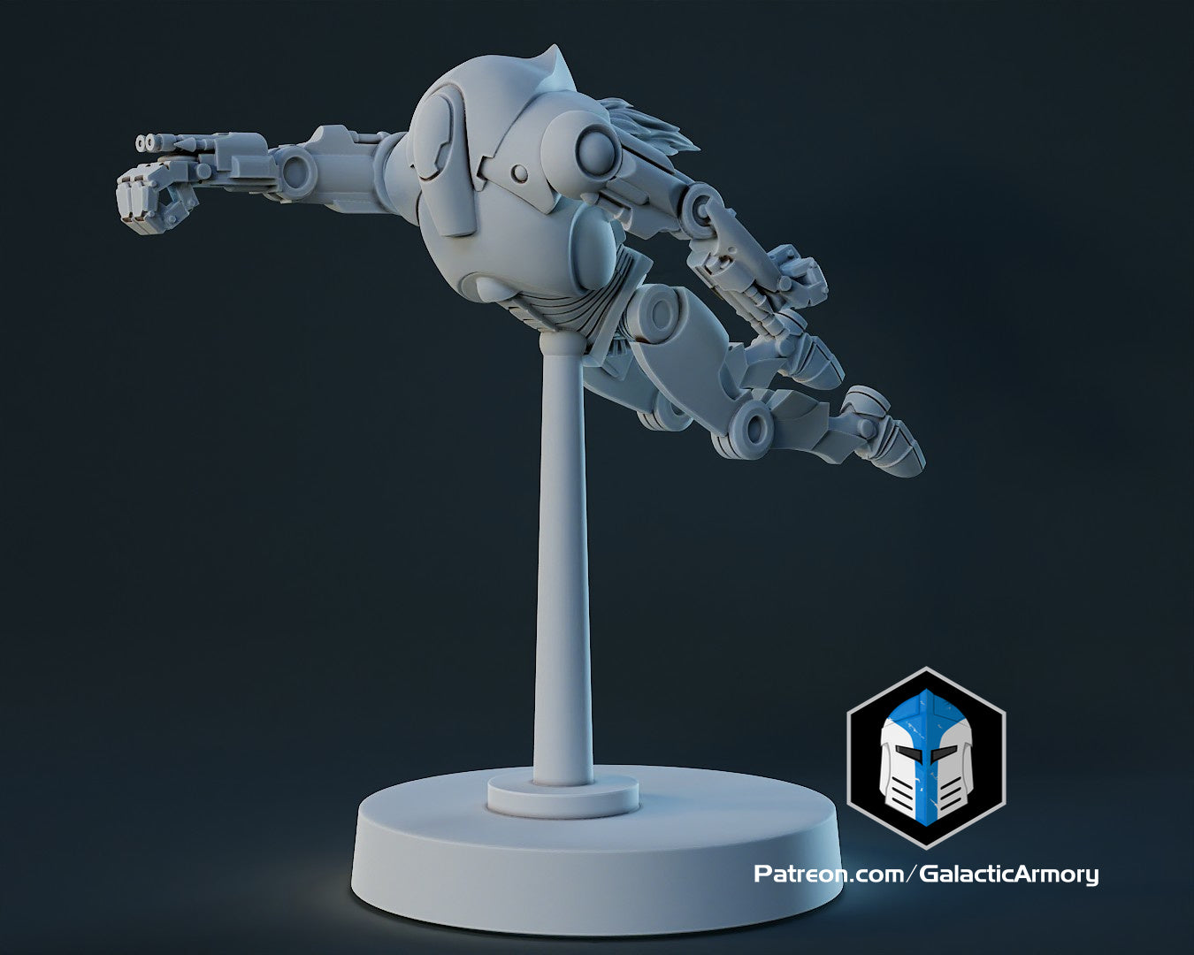 1:48 Scale Battle Droid Army - B2 Class - 3D Print Files
