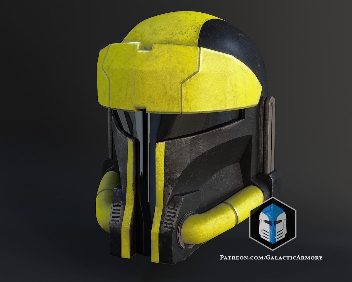 Hazmat Mandalorian Helmet 3D Print Files Galactic Armory