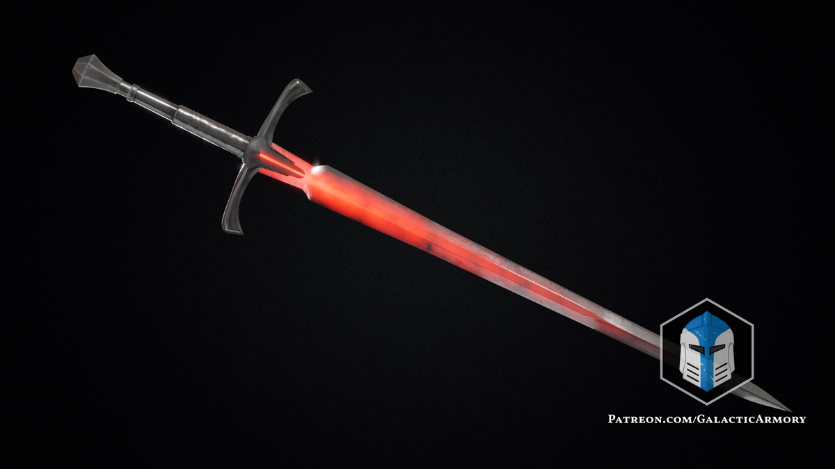 Bartok Medieval Darth Vader Lightsaber Sword - 3D Print Files ...