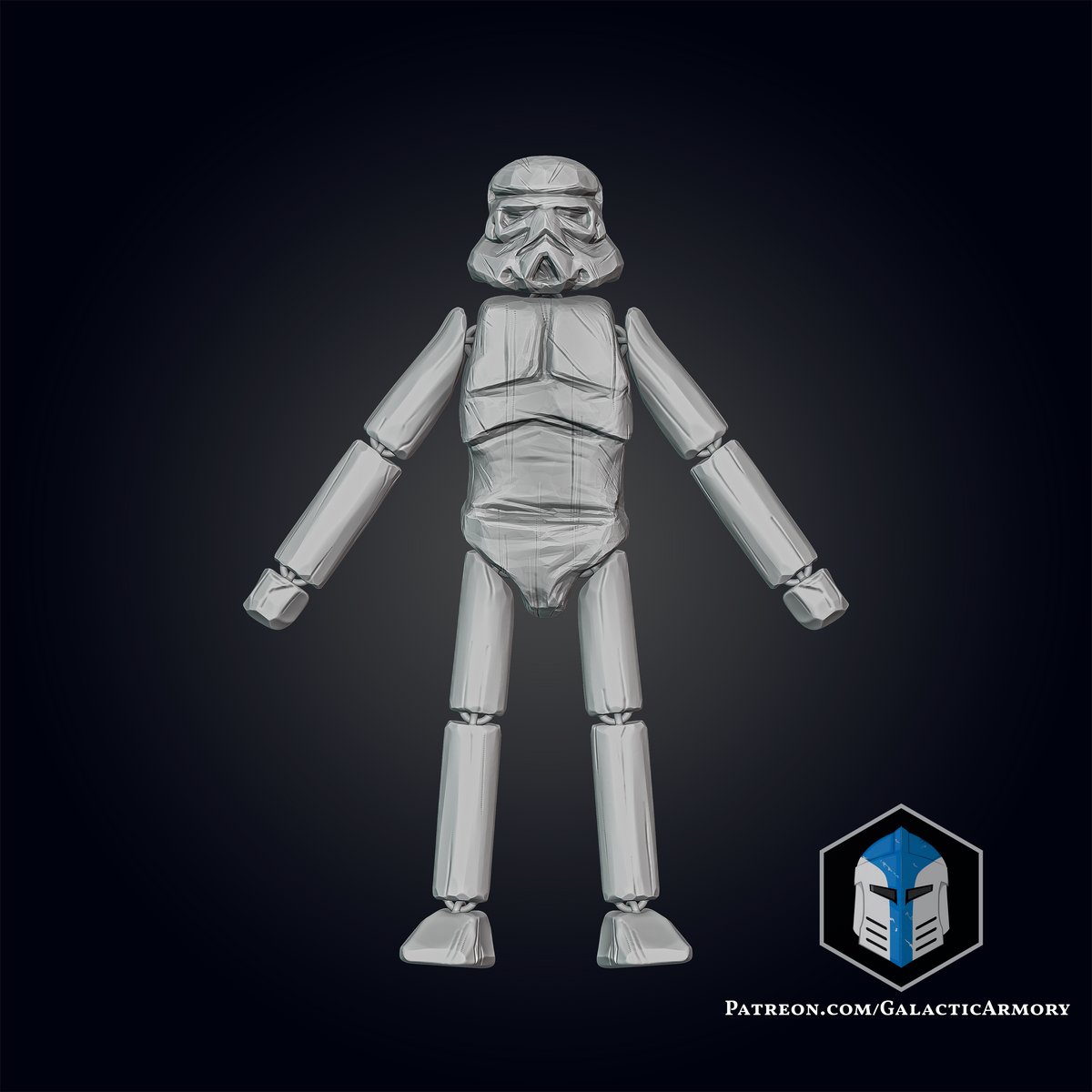 Rogue One Stormtrooper Doll 3D Print Files Galactic Armory