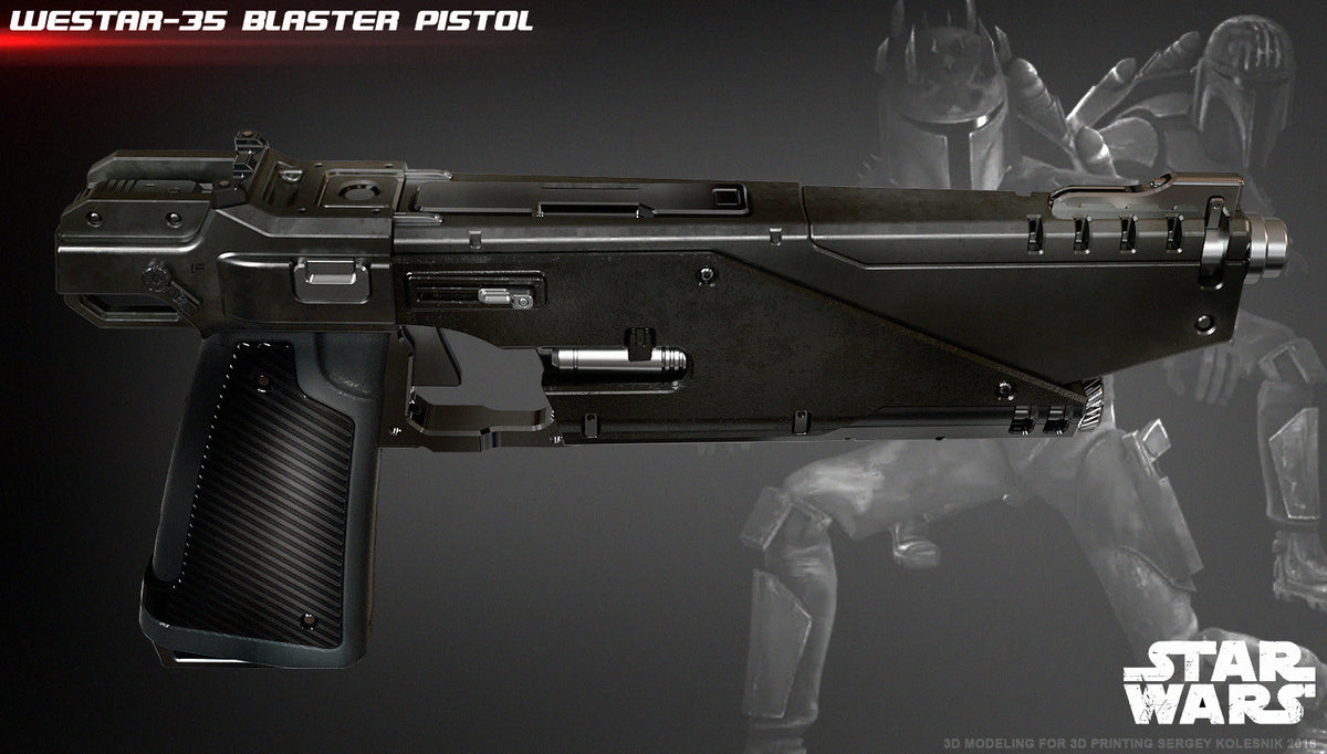 Westar-35 Blaster popular Pistol 3D Printed Kit!