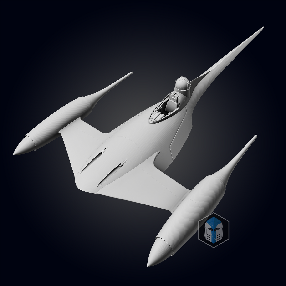 Naboo N 1 Starfighter 3D Print Files Galactic Armory