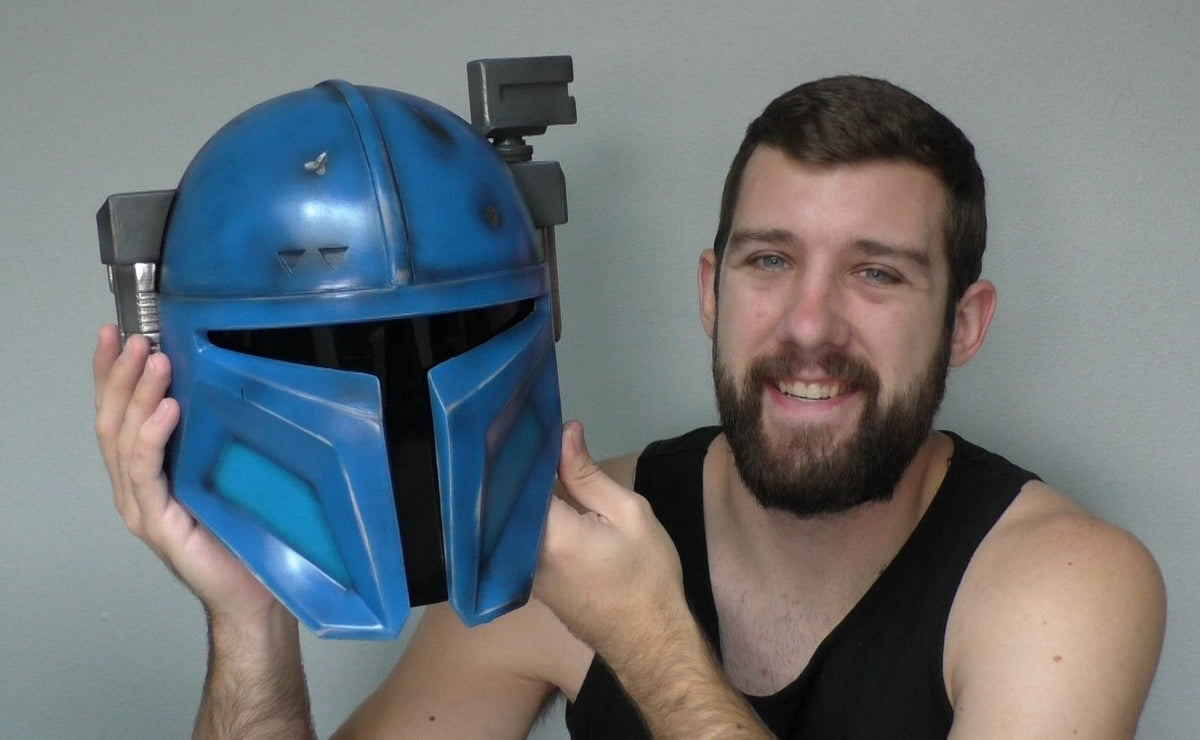 Making a Heavy Mandalorian Helmet Galactic Armory
