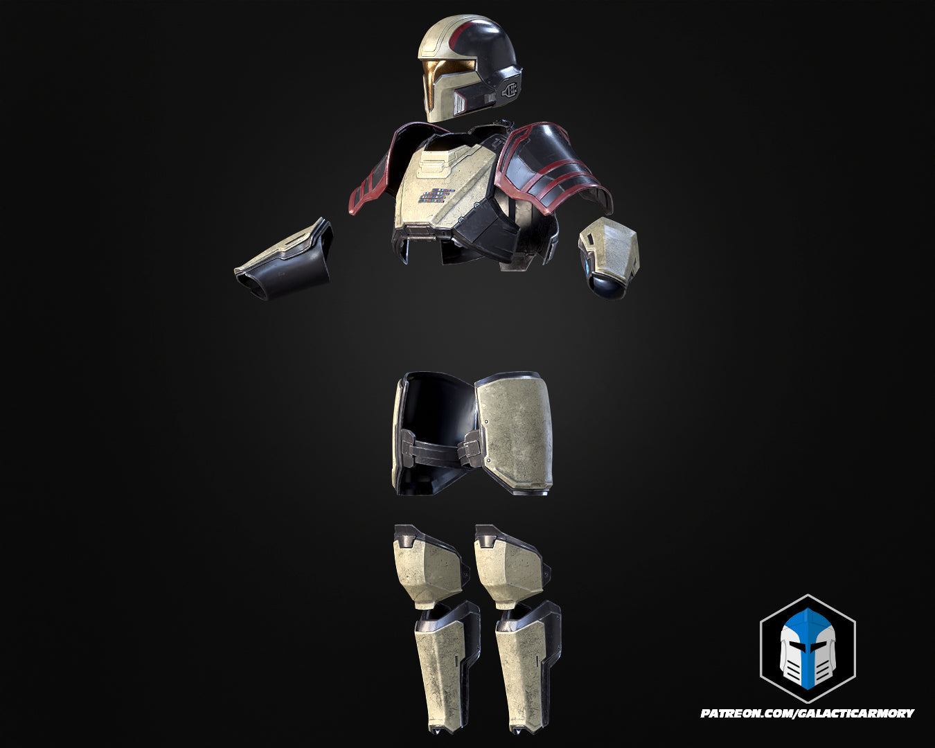 Helldivers 2 Helmet and Armor - Champion of the People - 3D Print Files