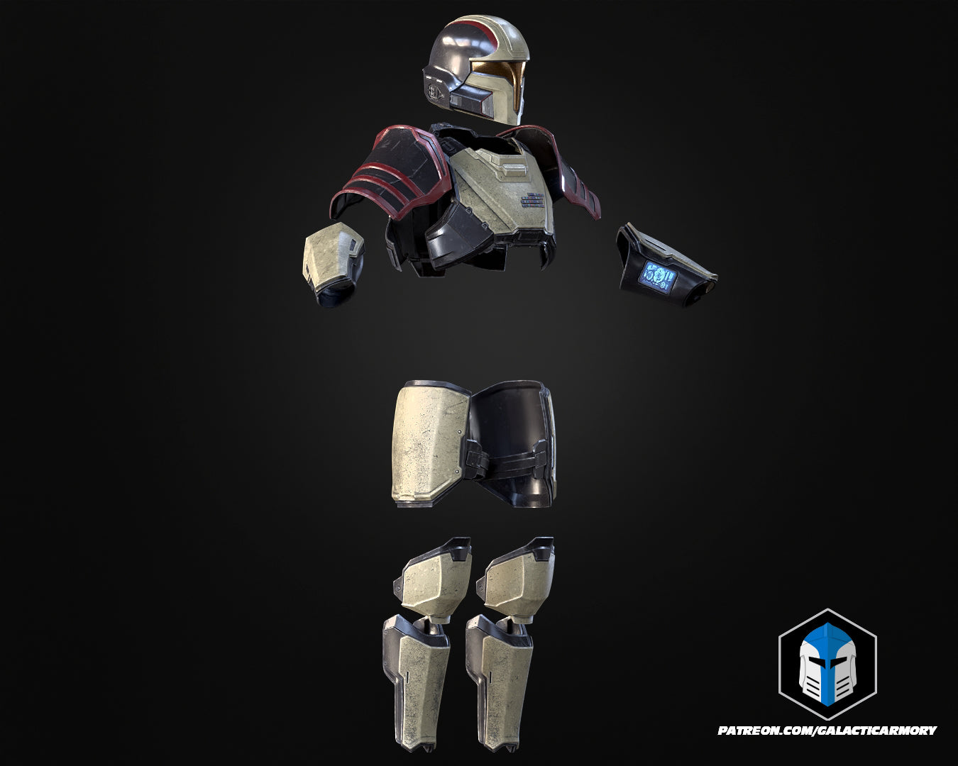 Helldivers 2 Helmet and Armor - Champion of the People - 3D Print Files