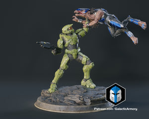 Halo Infinite Master Chief Figurine - Pose 6 - 3D Print Files