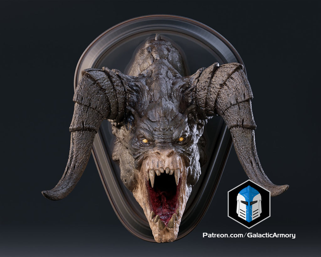 Fallout Deathclaw Trophy and Life Sized Wall Mount - 3D Print Files