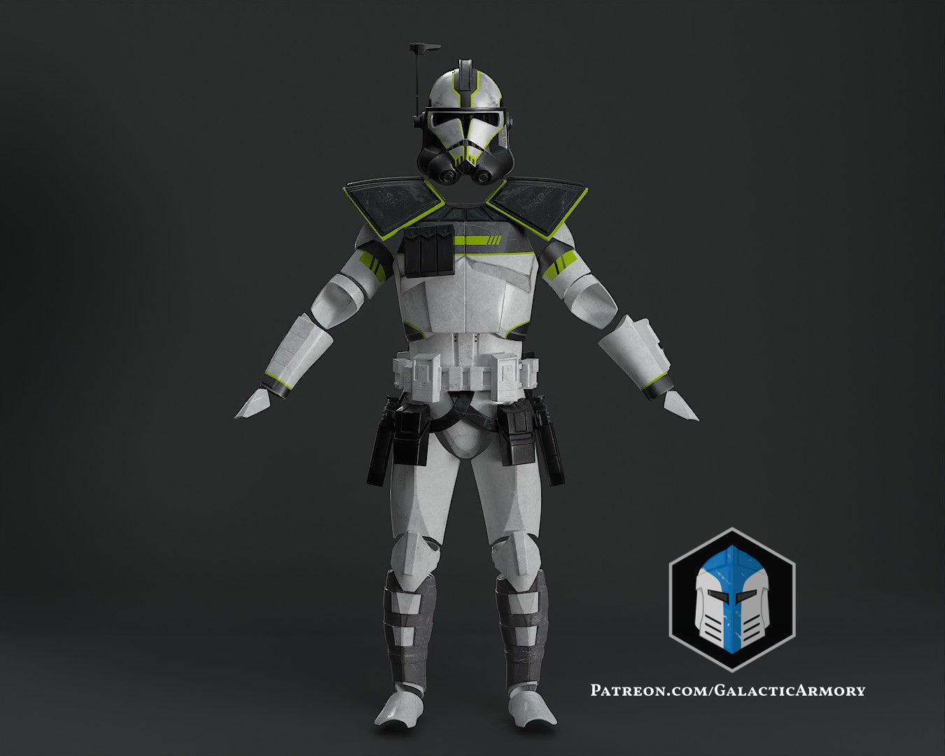ARC Clone Trooper Armor Accessories - 3D Print Files - Galactic Armory