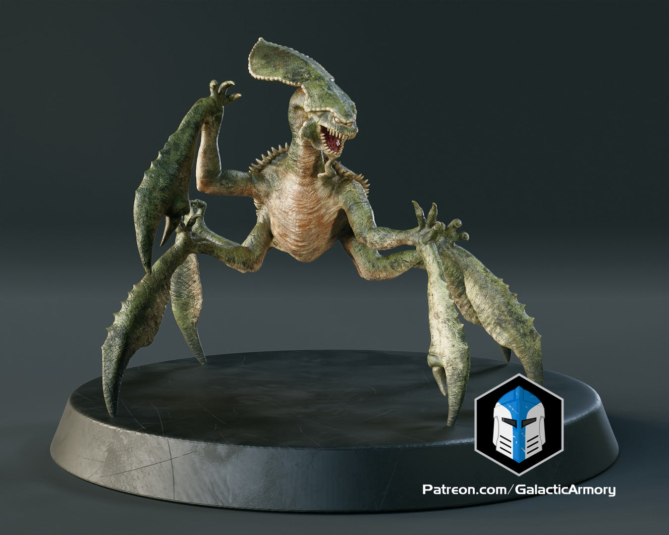 Ackley Creature 1:48 Scale Acklay Miniatures - 3D Print Files – Galactic Armory