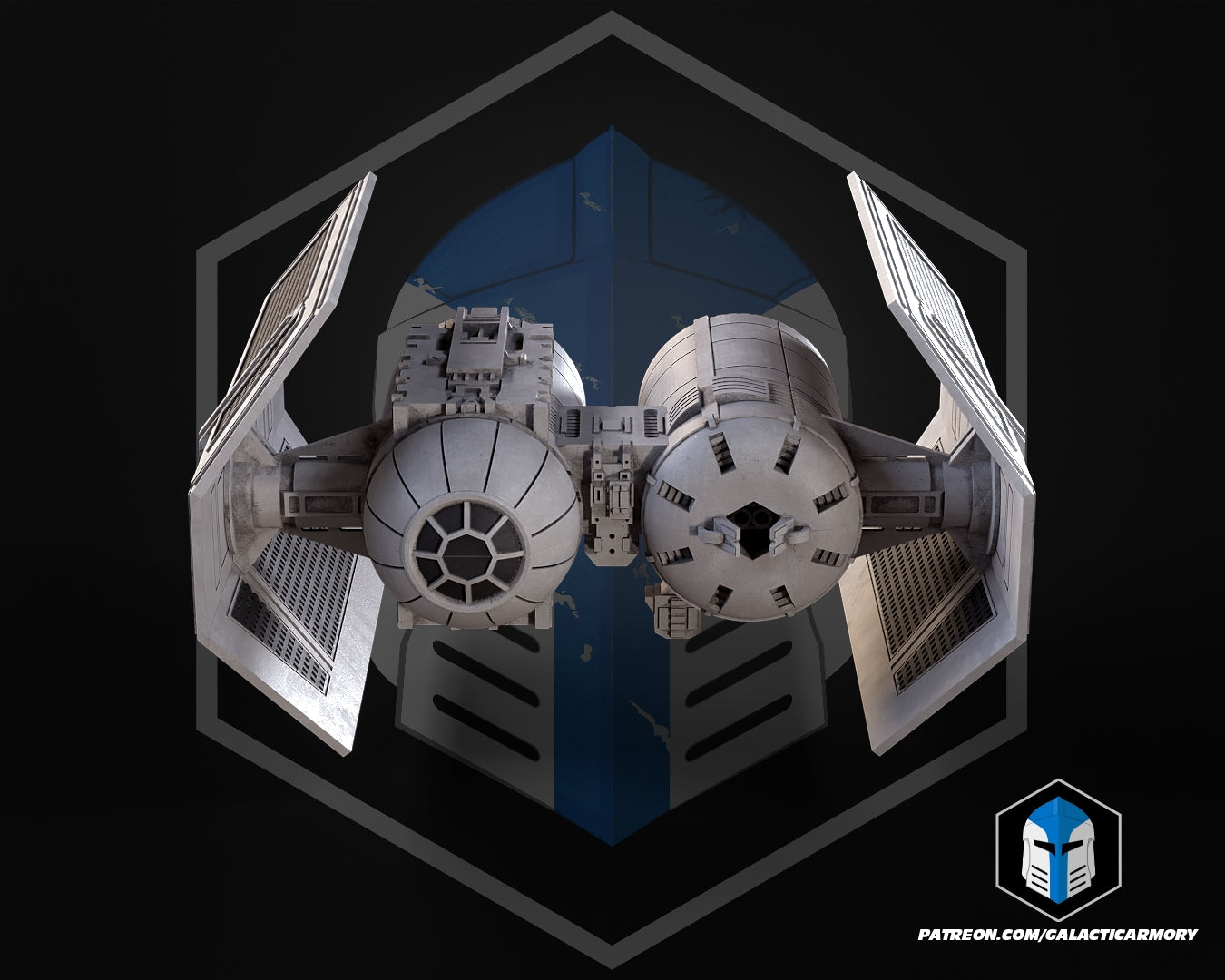 TIE Bomber Vehicle Kit Card - 3D Print Files