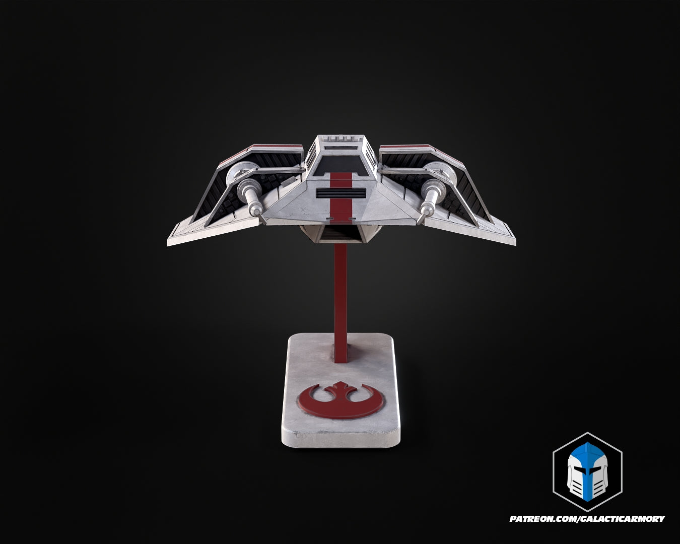 Snowspeeder Vehicle Kit Card - 3D Print Files
