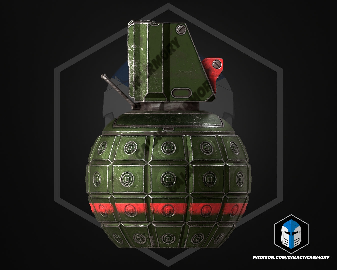 UNSC Grenade - 3D Print Files – Galactic Armory