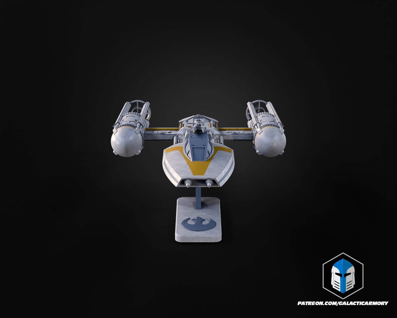 Y-Wing Vehicle Kit Card - 3D Print Files