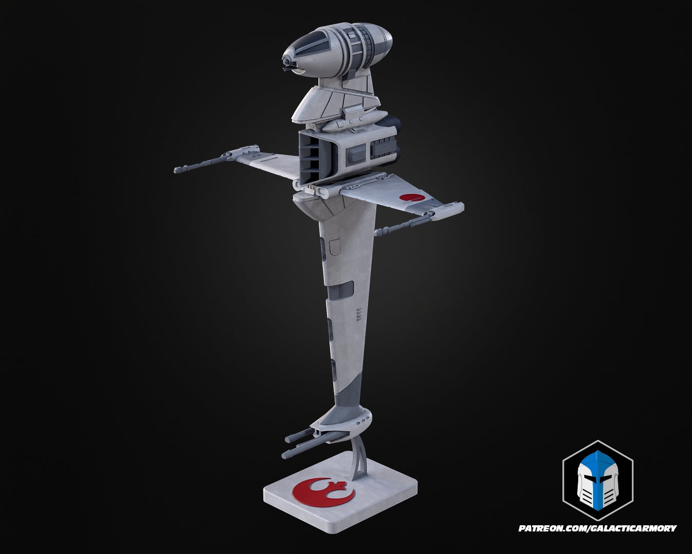 B-Wing Vehicle Kit Card - 3D Print Files