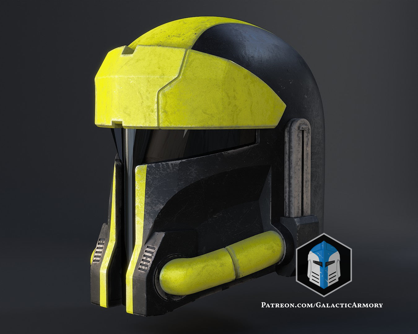 Hazmat Mandalorian Helmet - 3D Print Files
