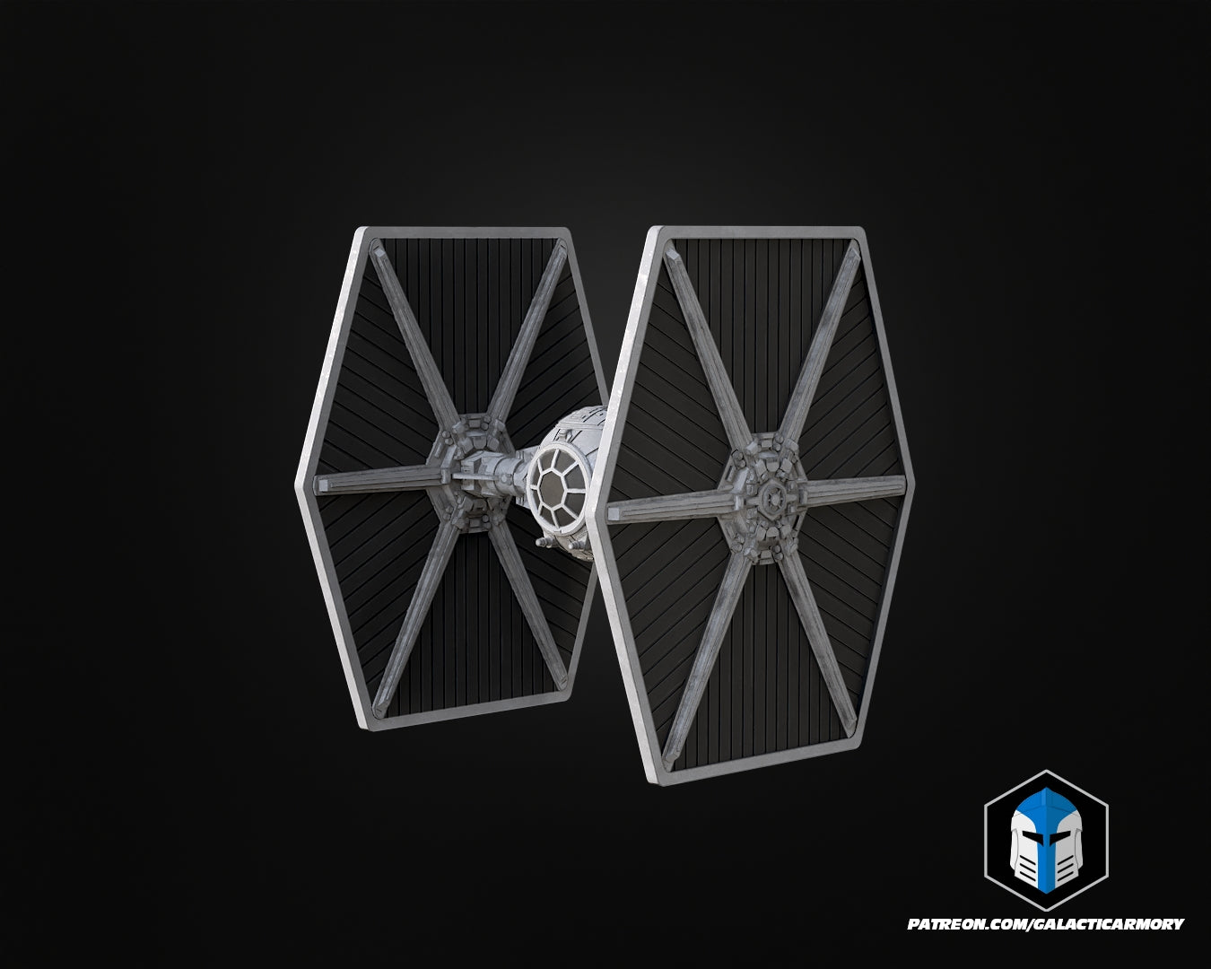 Tie Fighter Vehicle Kit Card - 3D Print Files