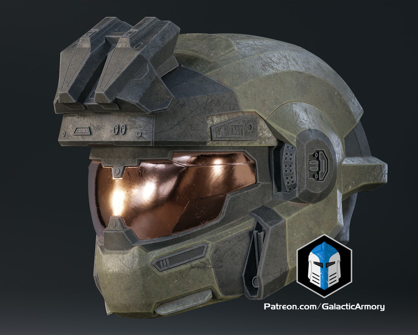 Halo Reach Grenadier – Jorge-Helm – 3D-Druckdateien