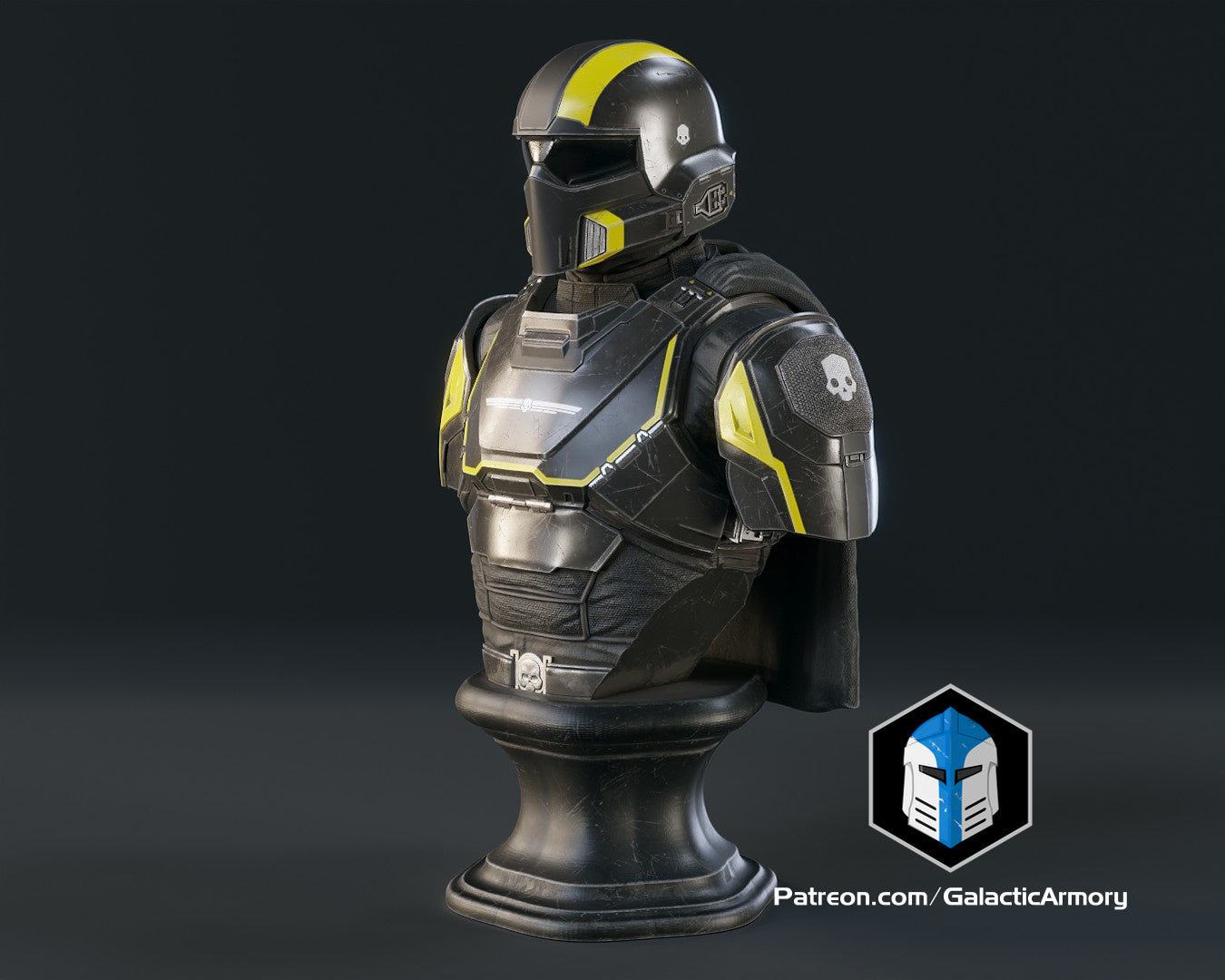 Helldivers 2 - B-01 Tactical Bust - 3D Print Files