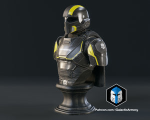 Helldivers 2 - B-01 Tactical Bust - 3D Print Files