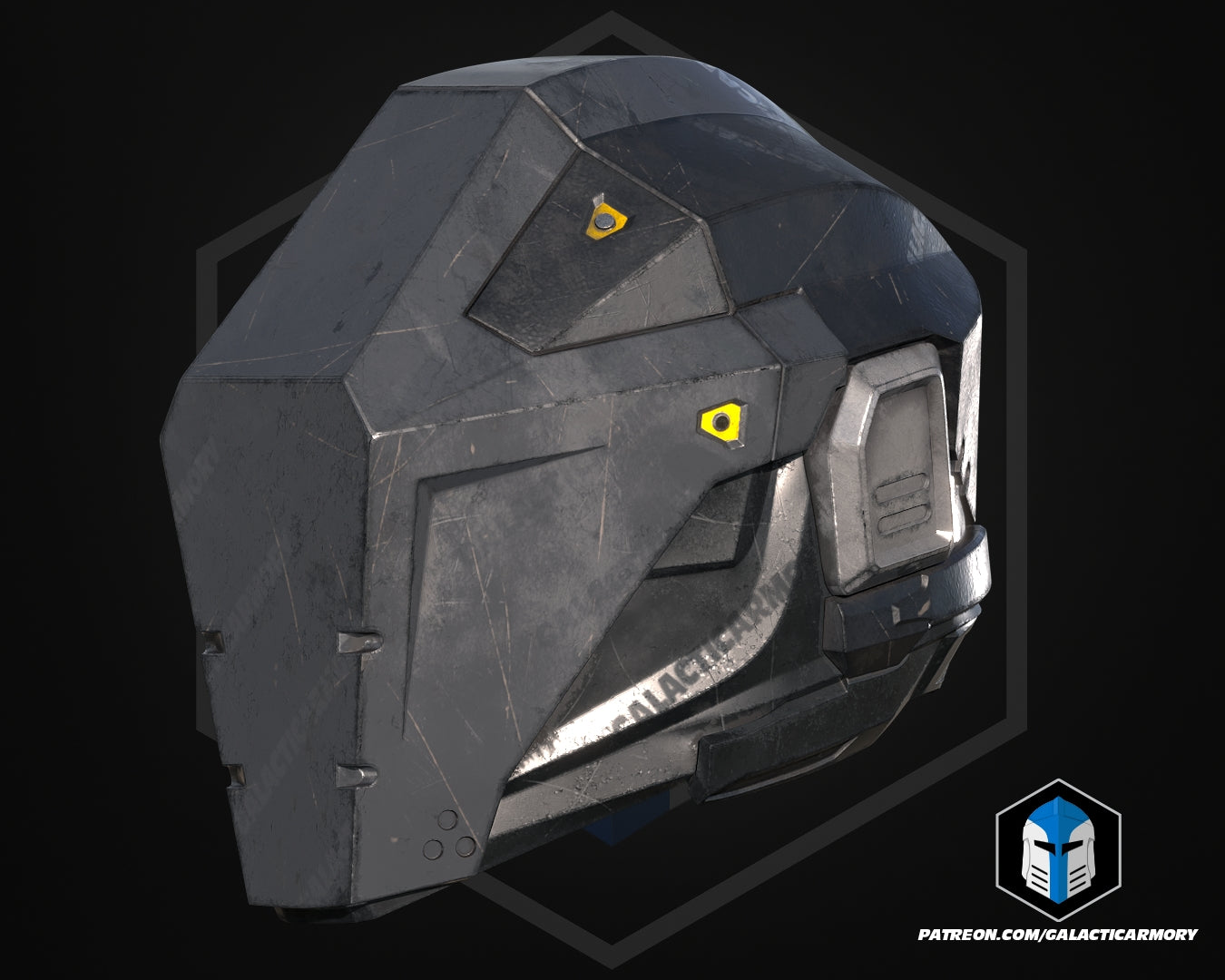 HD2 Null Cipher Helmet and Armor - 3D Print Files – Galactic Armory