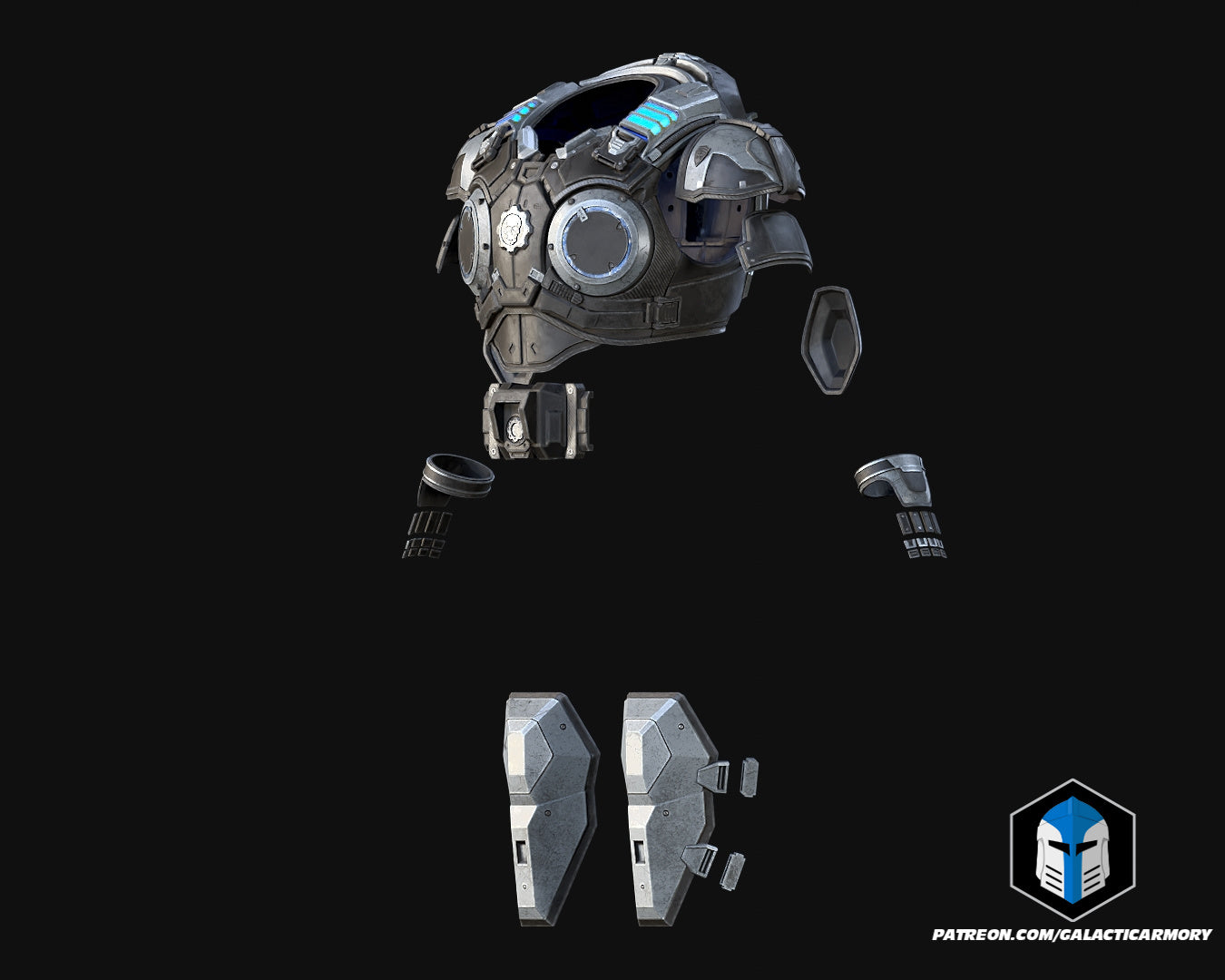 GoW - Marcus Fenix COG Armor - 3D Print Files