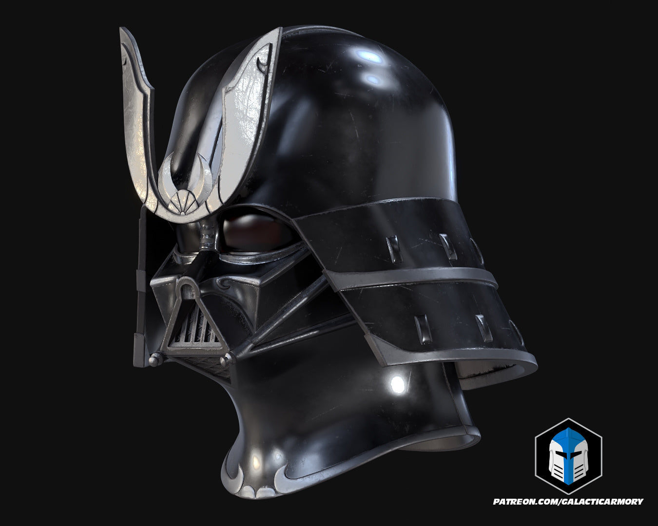 Samurai Darth Vader Helmet - 3D Print Files