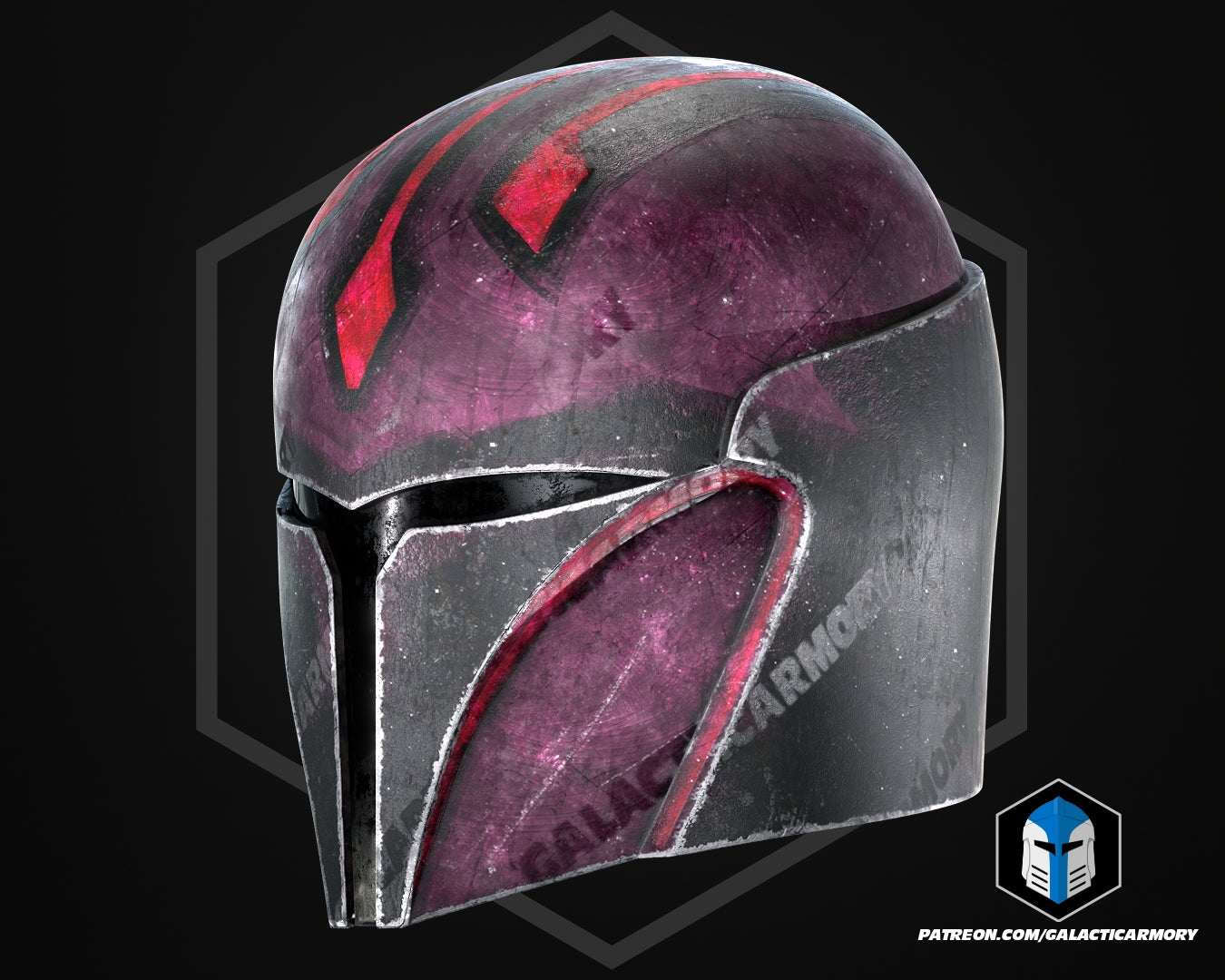 Mando Clan Rook Shadow Lord Mandalorian Rook Kast Helmet and Armor - 3D Print Files ...