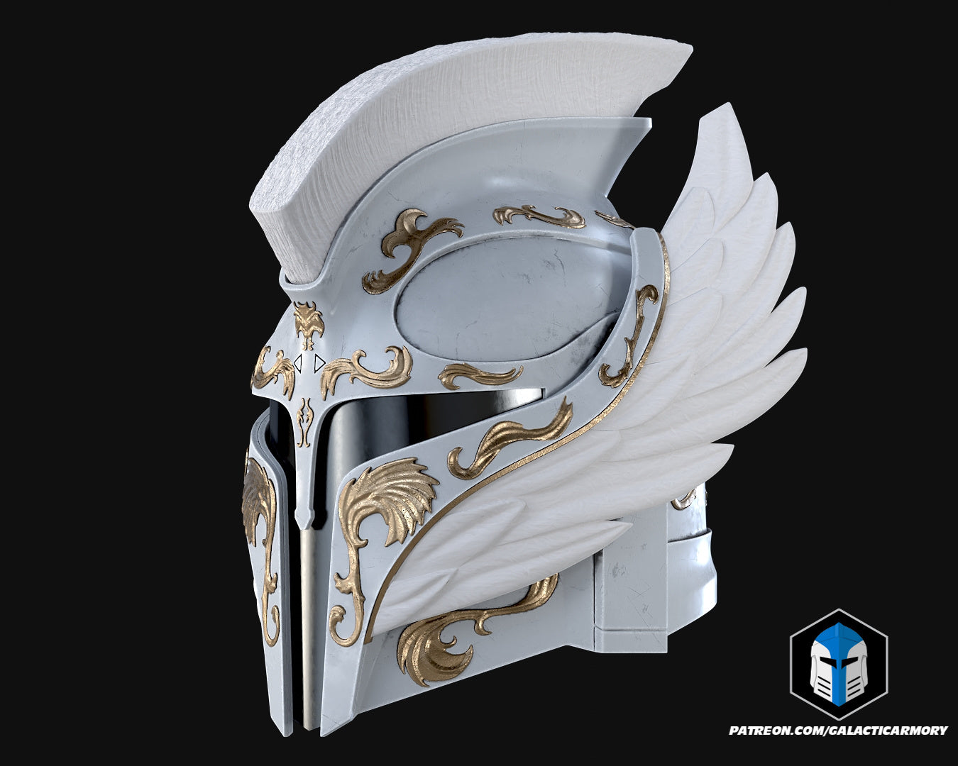 Angelic Mando Helmet - 3D Print Files