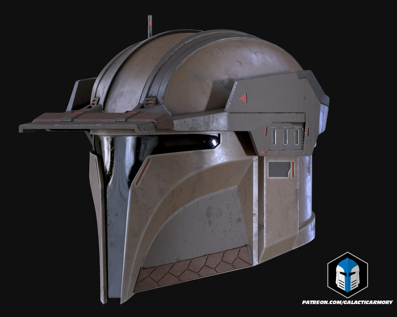 Cowboy Mando Helmet - 3D Print Files