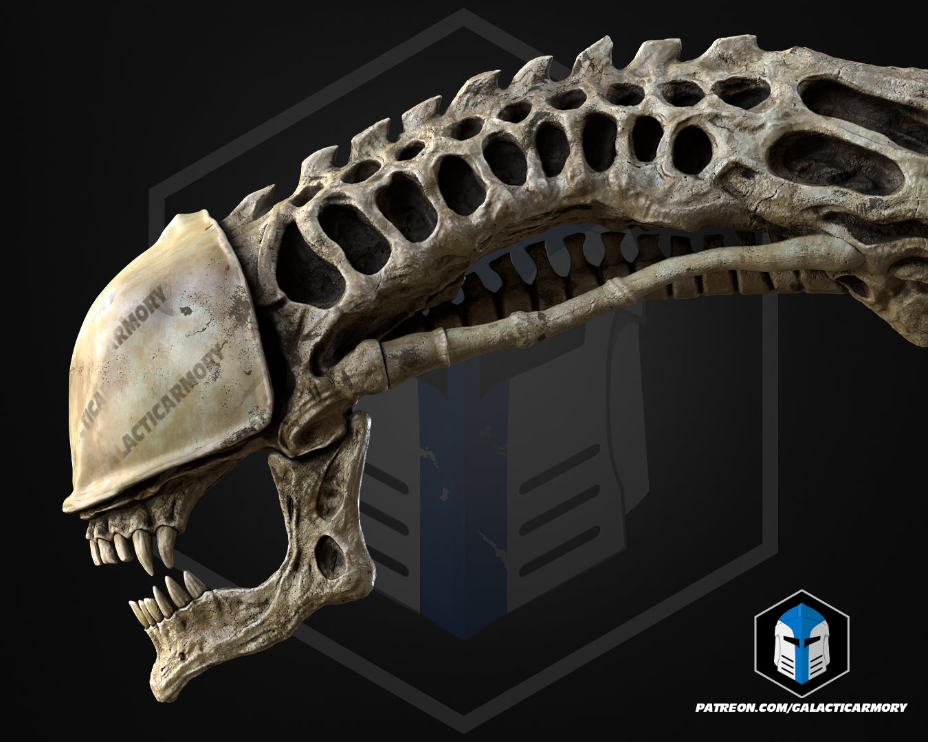 Xenomorph Skull - 3D Print Files – Galactic Armory