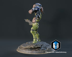 Infinite Master Chief Figurine - Pose 6 - 3D Print Files