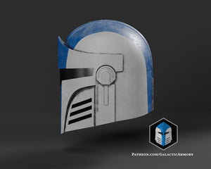 Galactic Mandalorian Helmet - 3D Print Files