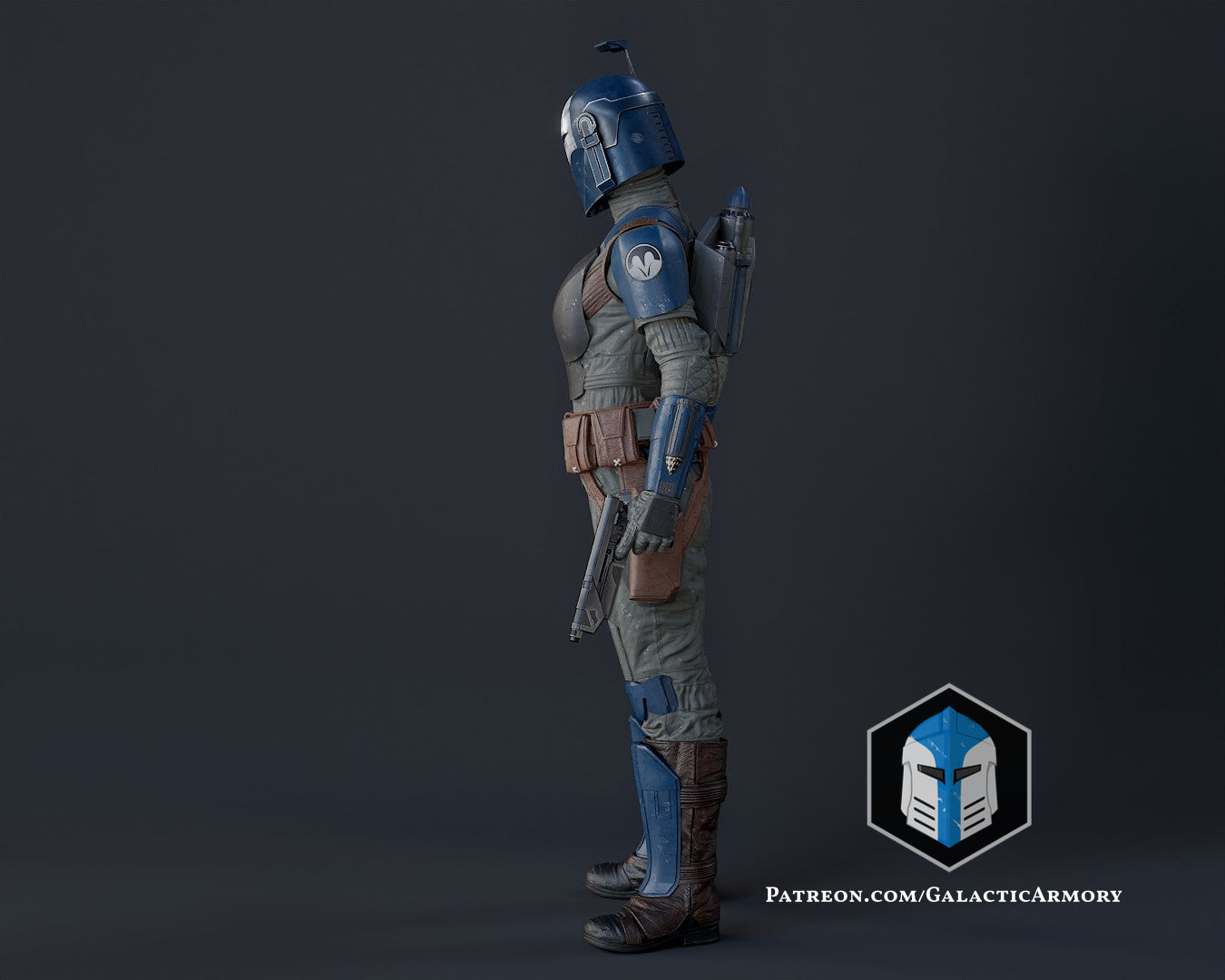 Bo Katan Figurine - Pose 1 - 3D Print Files