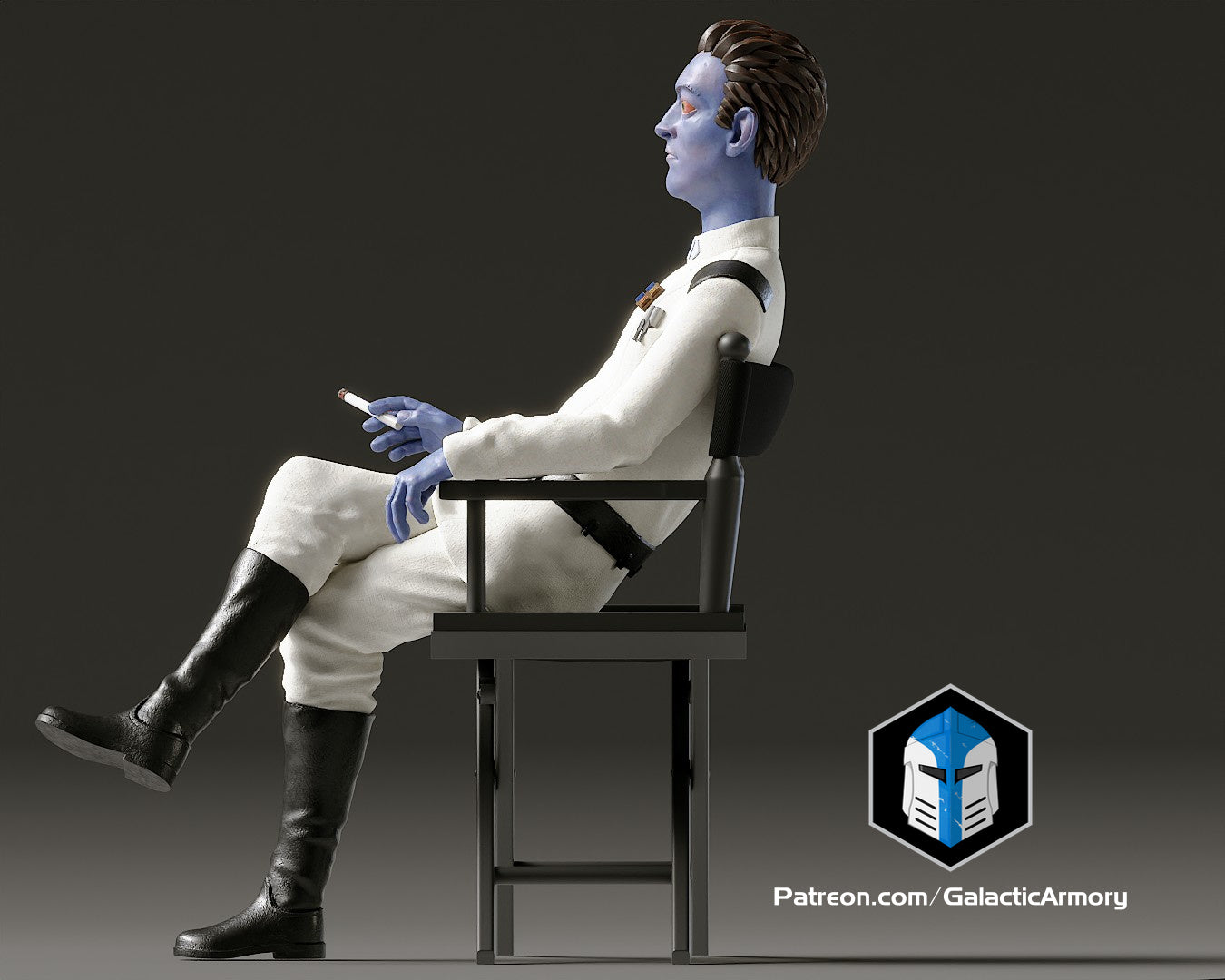 Death Stick Break Thrawn Figurine - 3D Print Files