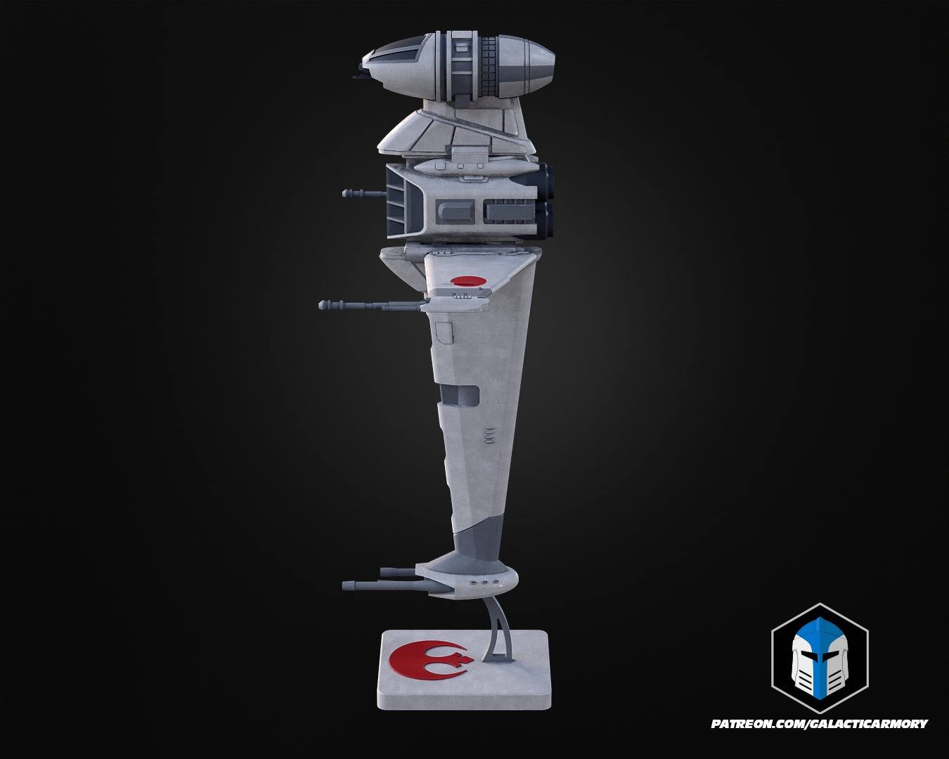 B-Wing Vehicle Kit Card - 3D Print Files