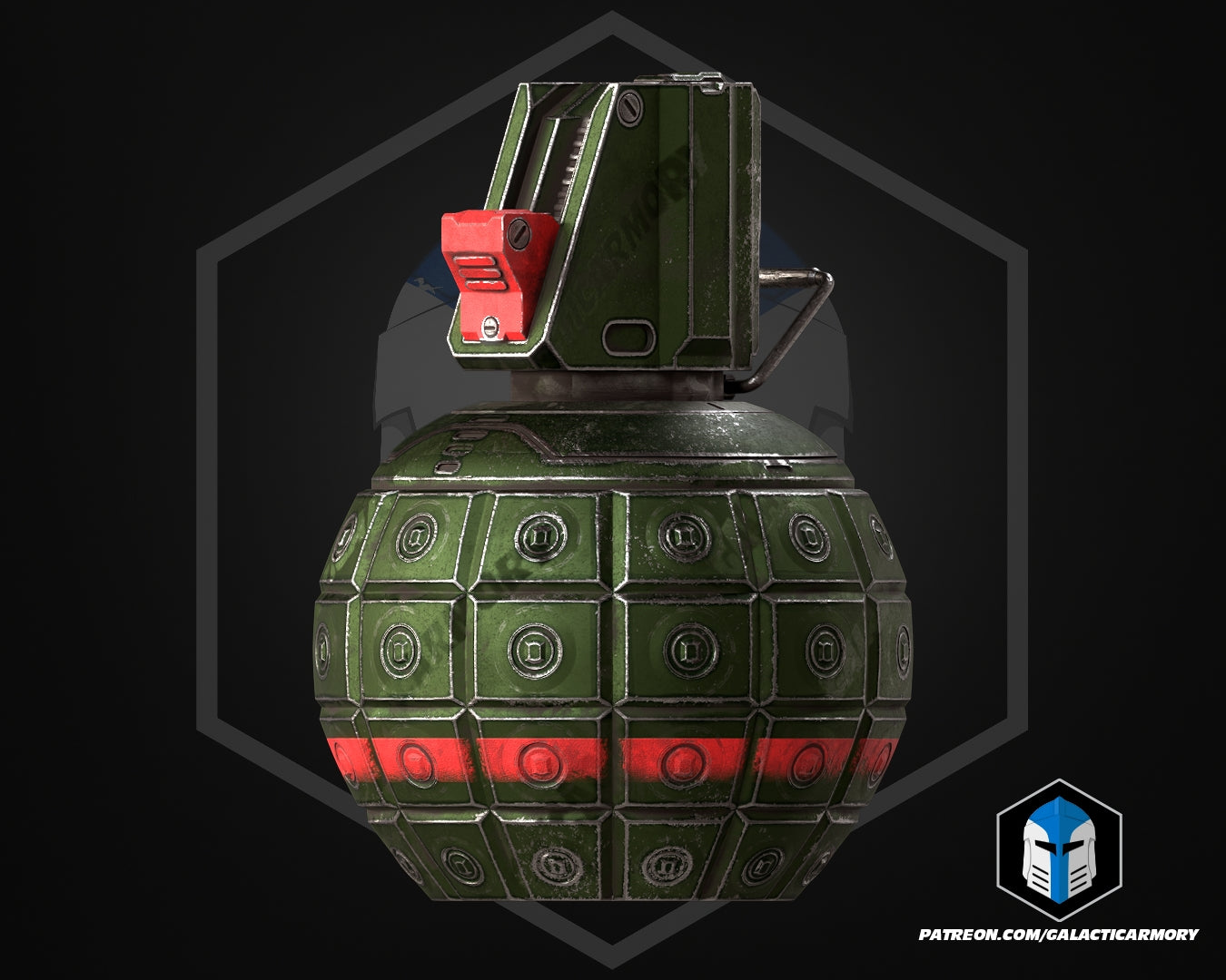 UNSC Grenade - 3D Print Files – Galactic Armory