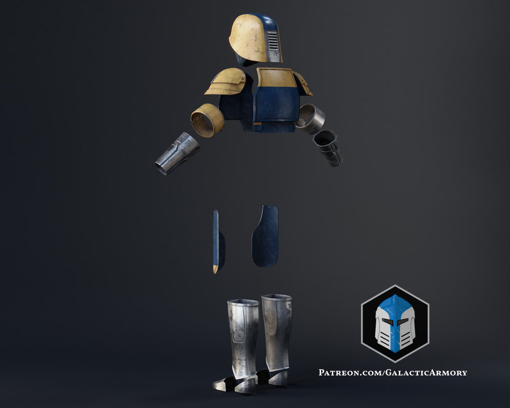 Coruscant Security Force Armor - 3D Print Files – Galactic Armory