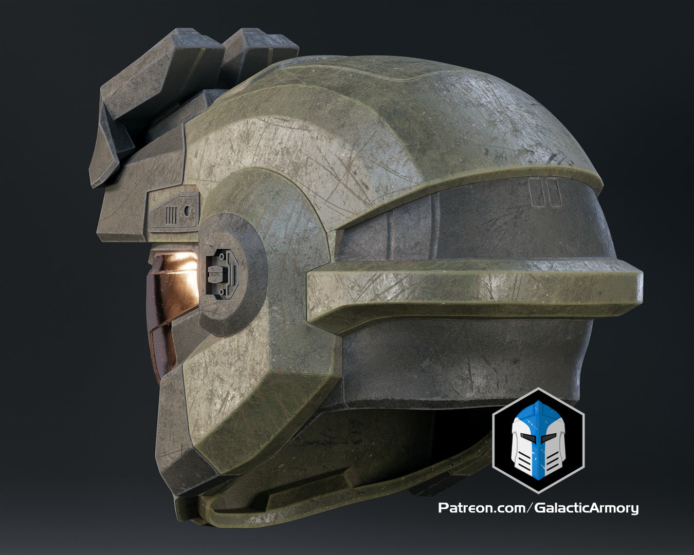 Halo Reach Grenadier - Jorge Helmet - 3D Print Files