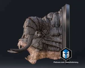 Fallout Deathclaw Trophy and Life Sized Wall Mount - 3D Print Files