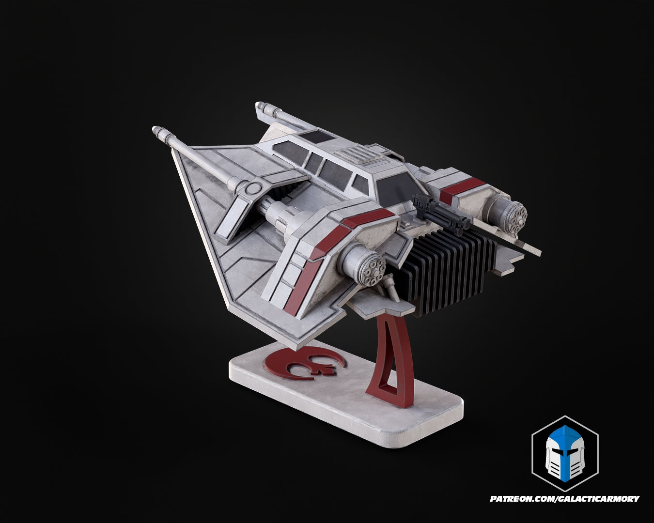 Snowspeeder Vehicle Kit Card - 3D Print Files