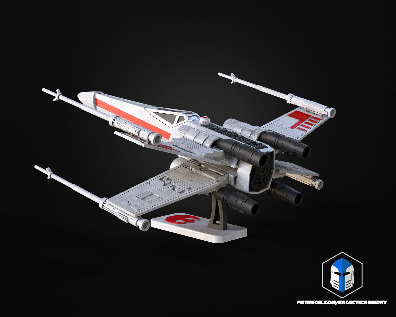 X-Wing Vehicle Kit Card - 3D Print Files