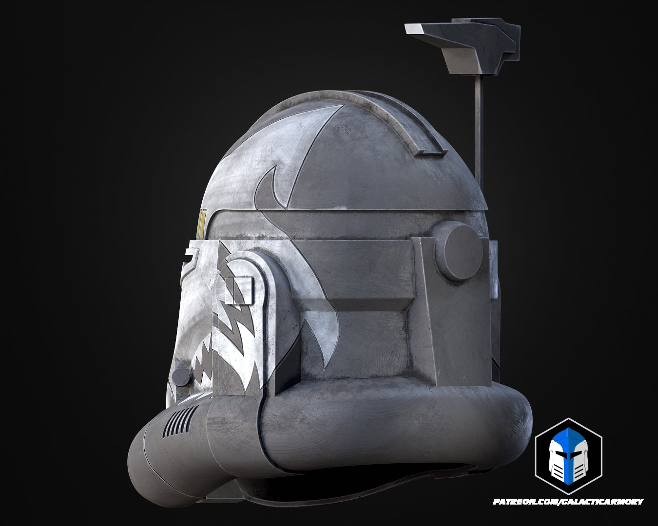 Commander Wolffe Helmet - 3D Print Files - Galactic Armory