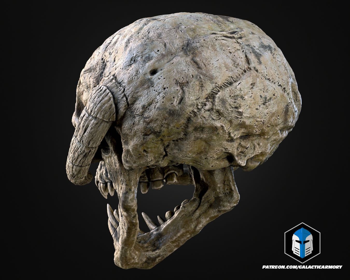 Life Sized Wampa Head Wall Mount - 3D Print Files