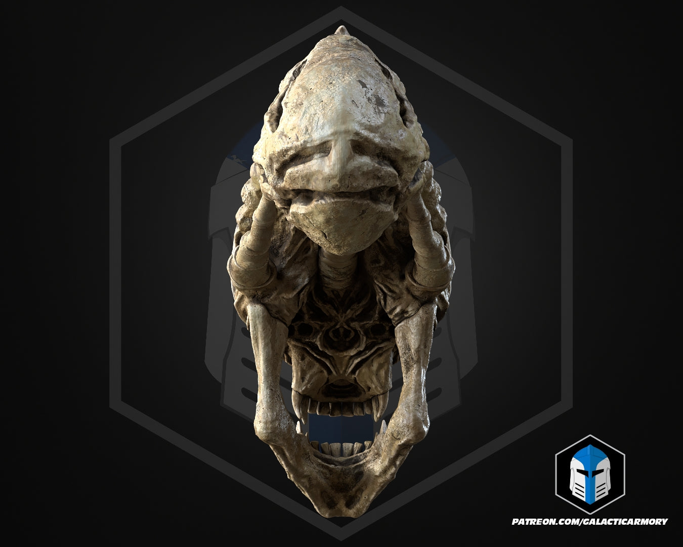 Xenomorph Skull - 3D Print Files – Galactic Armory