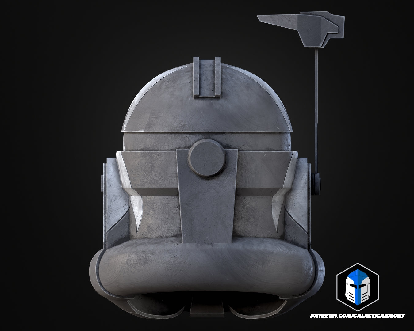 Commander Wolffe Helmet - 3D Print Files - Galactic Armory