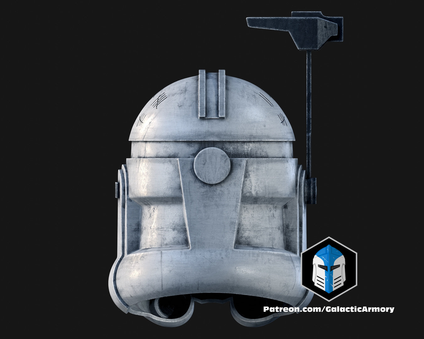 Animierter Captain Rex Helm - 3D Druckdateien